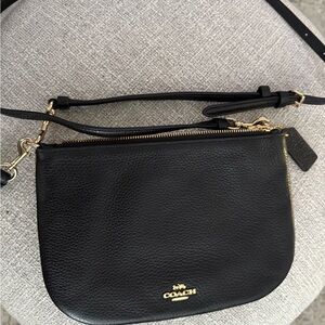 Coach Black Leather Crossbody Bag LIKE NEW condition